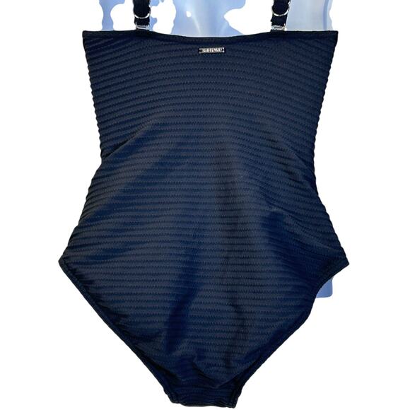 Sea Level Australia Spinnaker Panel Line One-Piece Swimsuit Black Women's 4 NWT - Picture 9 of 13